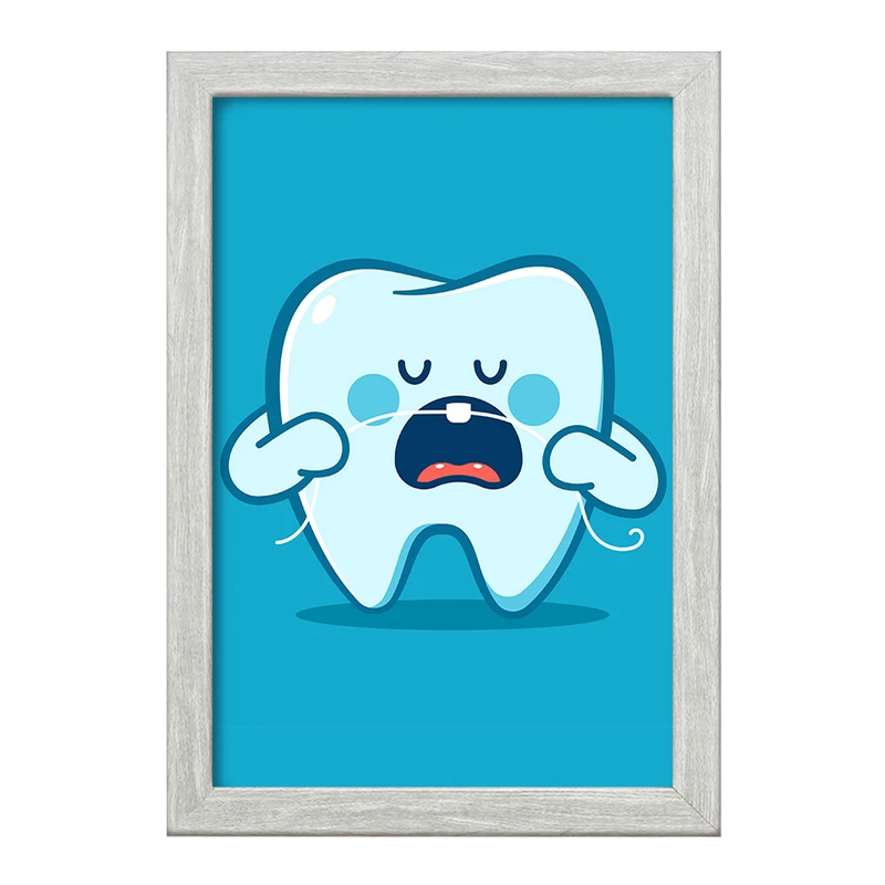تابلو خندالو طرح دندان و دندان پزشکی کودکانه کد 36763