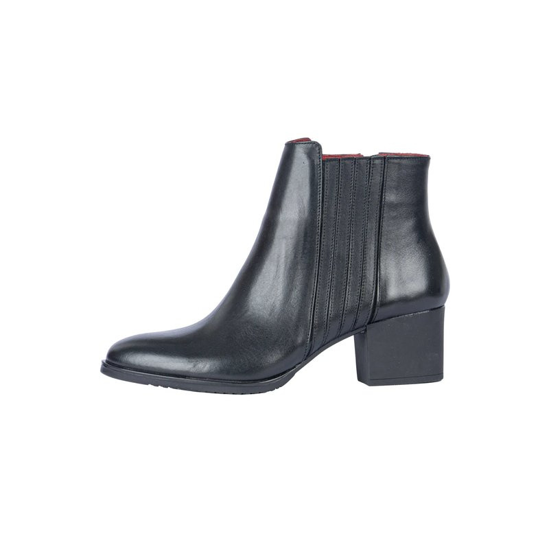 نیم بوت زنانه چرم کروکو مدل کلارا سیگنچر