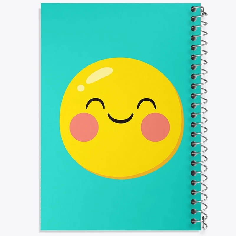 دفتر طراحی 50 برگ خندالو طرح ایموجی Emoji  کد 3005