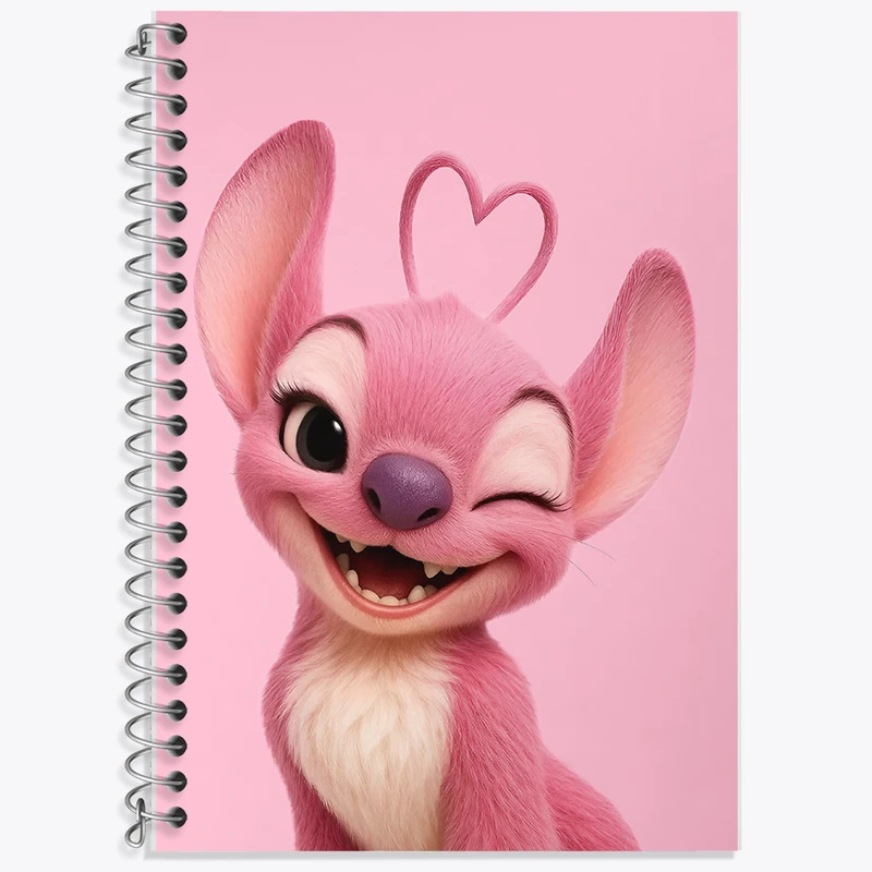 دفتر نت موسیقی 50 برگ خندالو طرح استیچ (Stitch) کد F14396