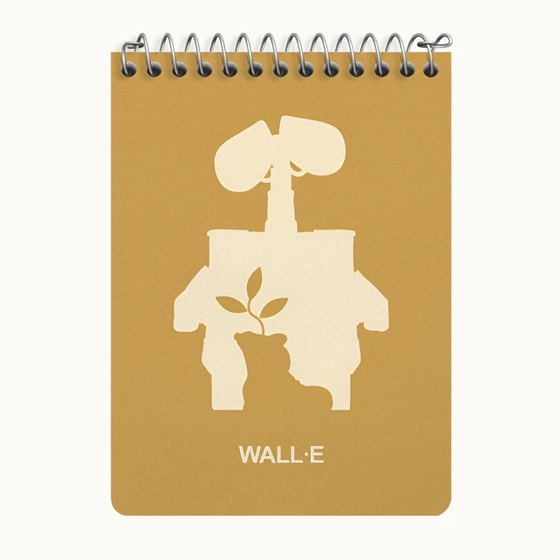 دفتر یادداشت 50 برگ خندالو طرح وال ای (Wall-E) کد N8551