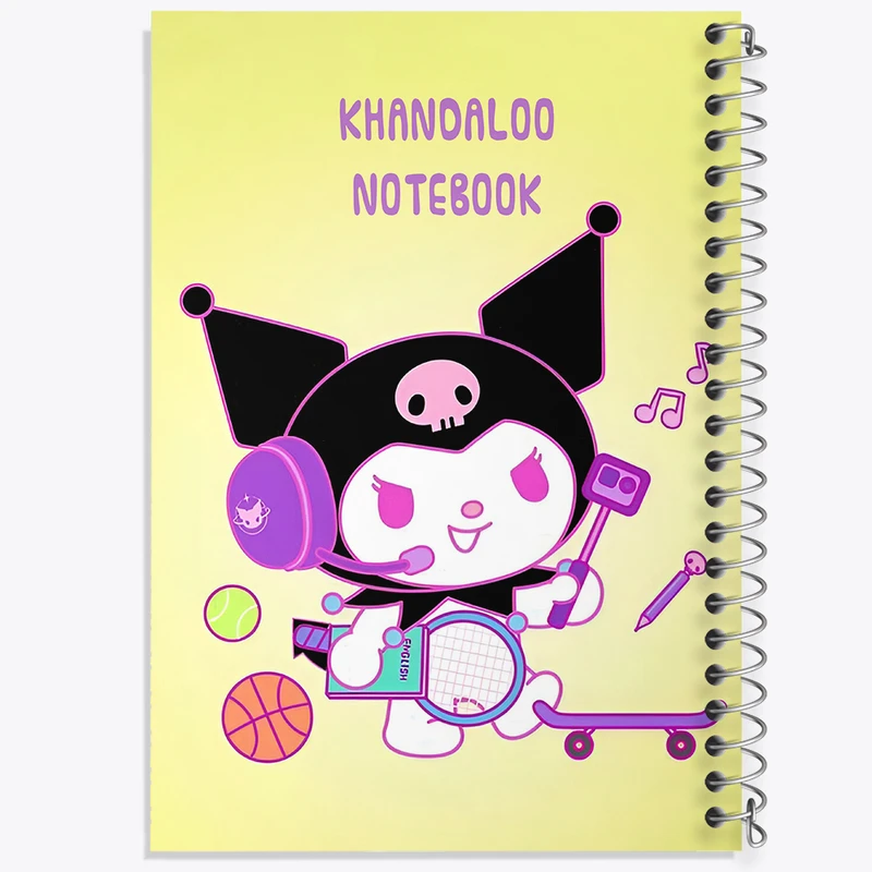 دفتر نقاشی 50 برگ خندالو طرح کرومی (Kuromi) کد N8998