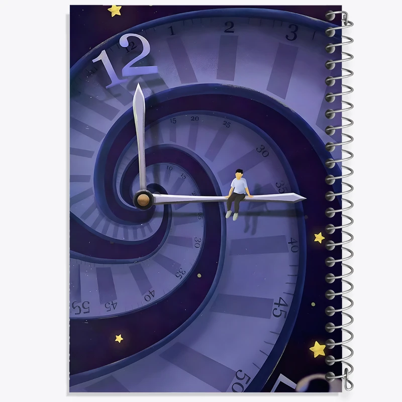 دفتر مشق 50 برگ خندالو طرح زمان کد F10625