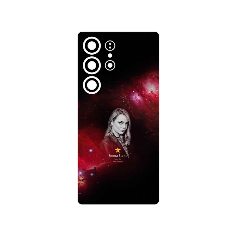 برچسب پوششی ماهوت مدل Emma Stone مناسب برای گوشی موبایل سامسونگ Galaxy S25 Ultra