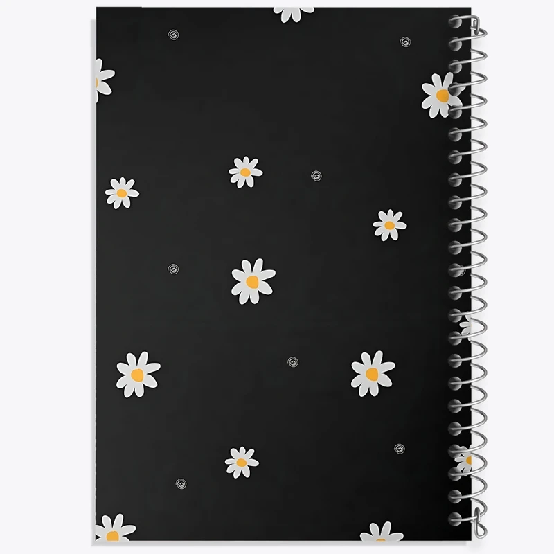 دفتر لیست خرید 50 برگ خندالو طرح پترن گل گلی کد N6072