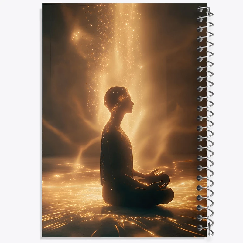 دفتر نقاشی 50 برگ خندالو طرح مدیتیشن (Meditation) کد F8891