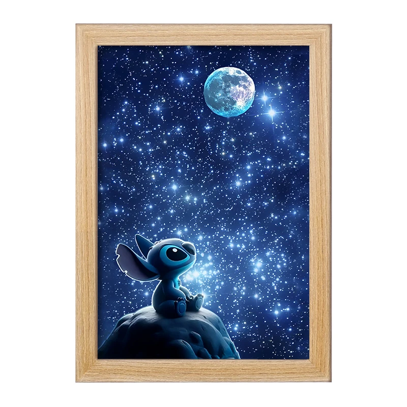 تابلو خندالو طرح استیچ (Stitch) کد F14393