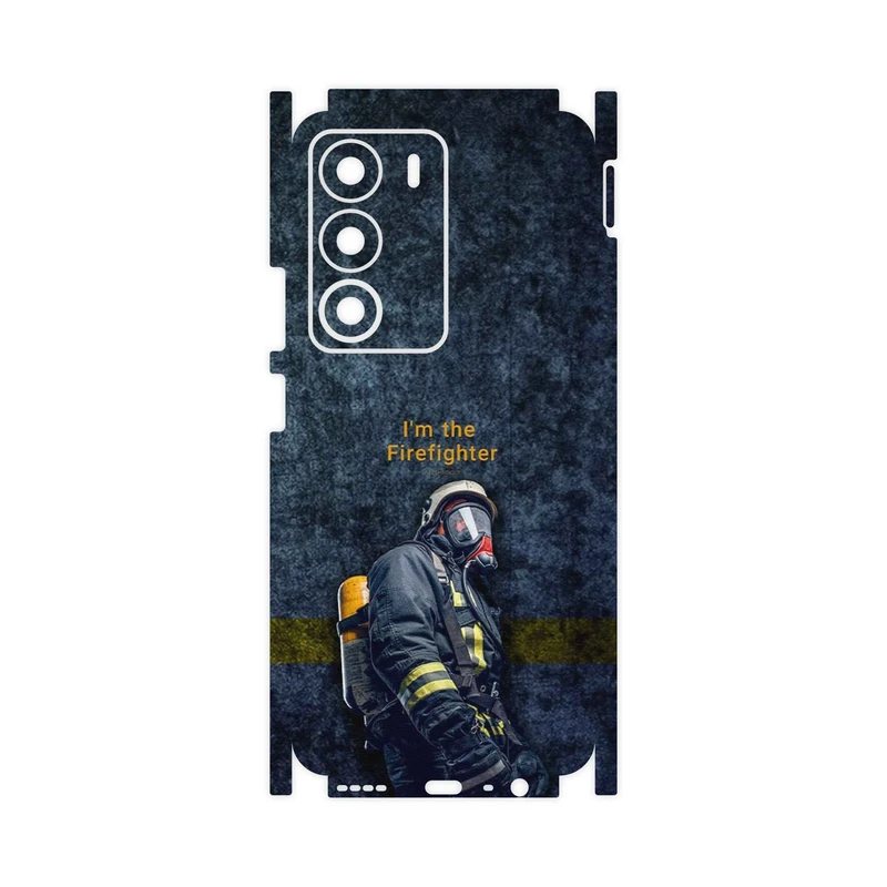 برچسب پوششی ماهوت مدل Firefighter-FullSkin مناسب برای گوشی موبایل ریلمی C71
