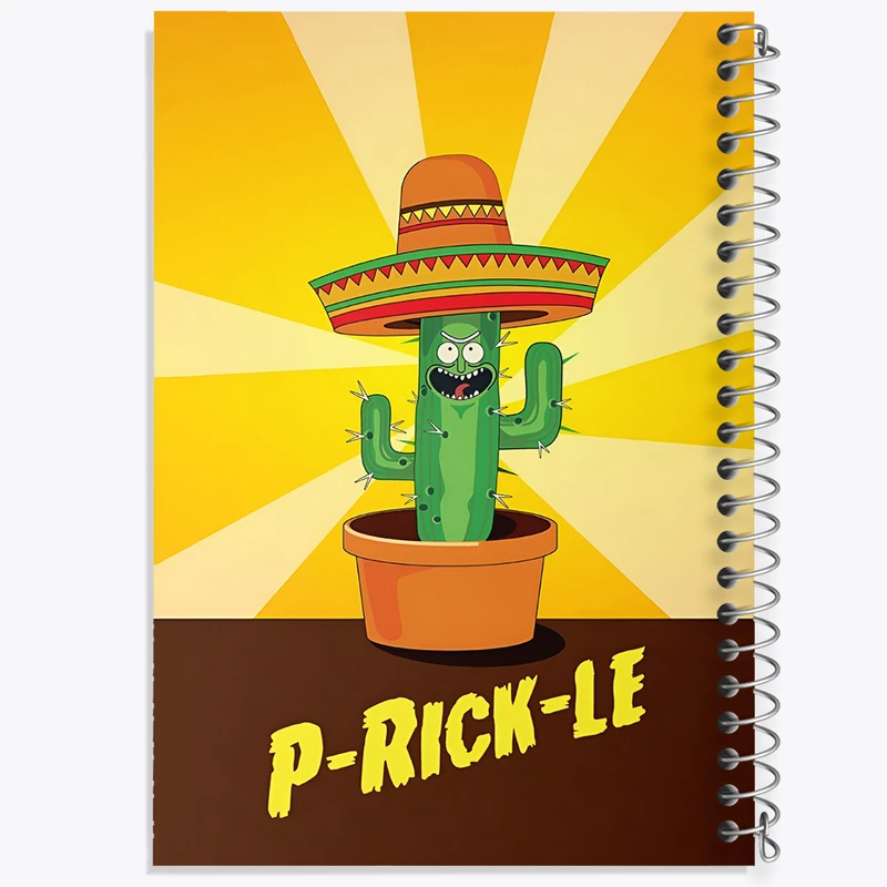 دفتر مشق 50 برگ خندالو طرح ریک و مورتی (Rick and Morty) کد F4935