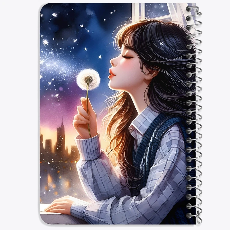 دفتر یادداشت 50 برگ خندالو طرح دخترانه کد F5977