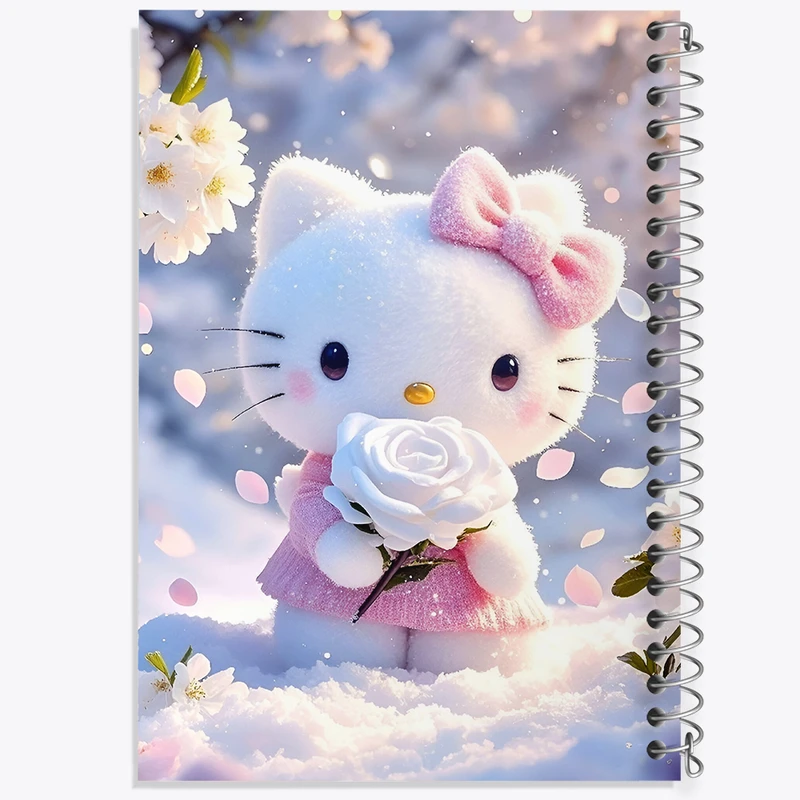 دفتر مشق 100 برگ خندالو طرح هلو کیتی کد F10306