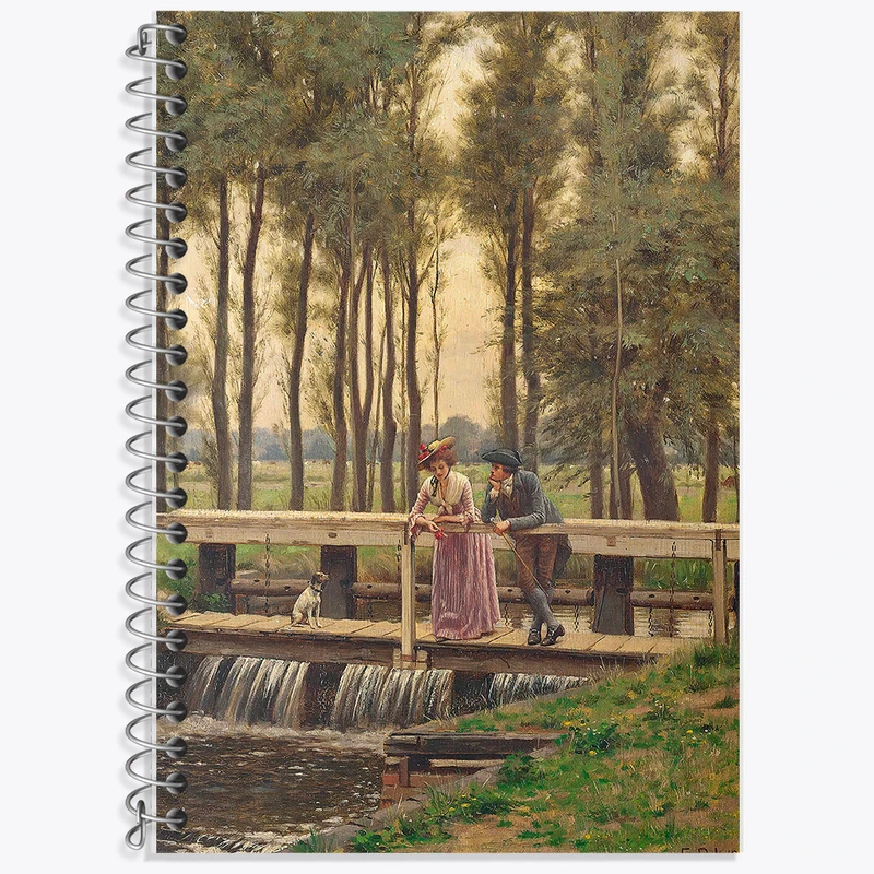 دفتر نت موسیقی 50 برگ خندالو طرح نقاشی محل امتحان اثر ادموند بلر لیتون کد F12473