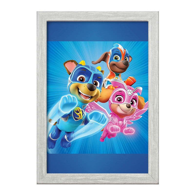 تابلو خندالو طرح چیس و اسکای و زوما سگ های نگهبان Paw Patrol  کد 12584