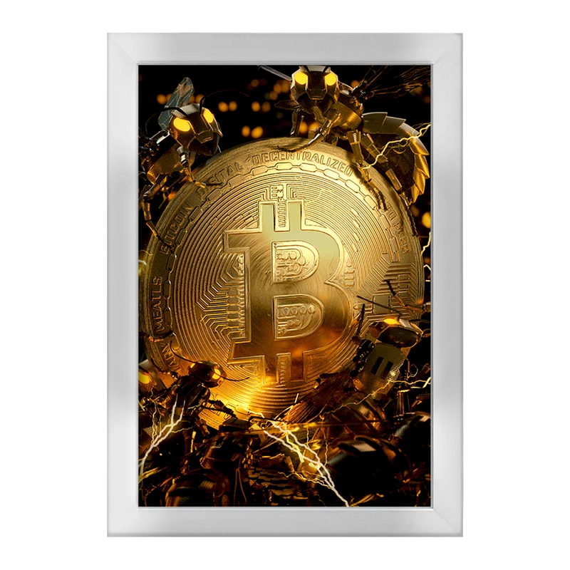 تابلو خندالو طرح بیت کوین (Bitcoin) کد F911