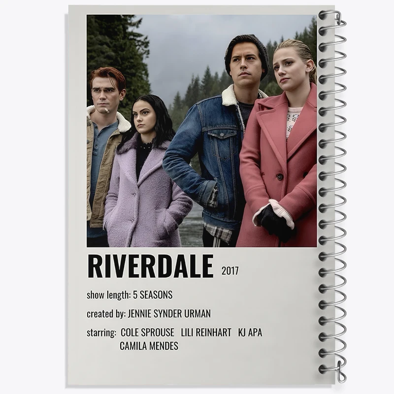 دفتر نقاشی 50 برگ خندالو طرح ریوردیل (Riverdale) کد F13391