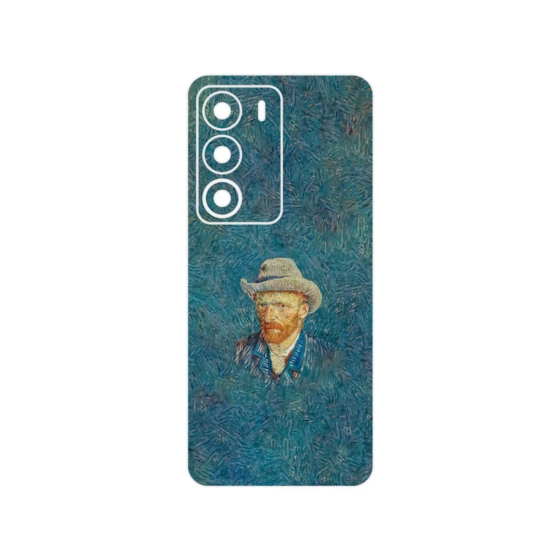برچسب پوششی ماهوت مدل Self portrait with a gray felt hat مناسب برای گوشی موبایل ریلمی C71