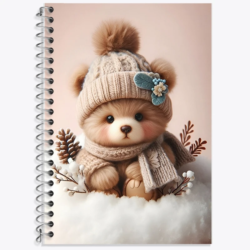 دفتر لغت 50 برگ خندالو طرح خرس بامزه کد F10072