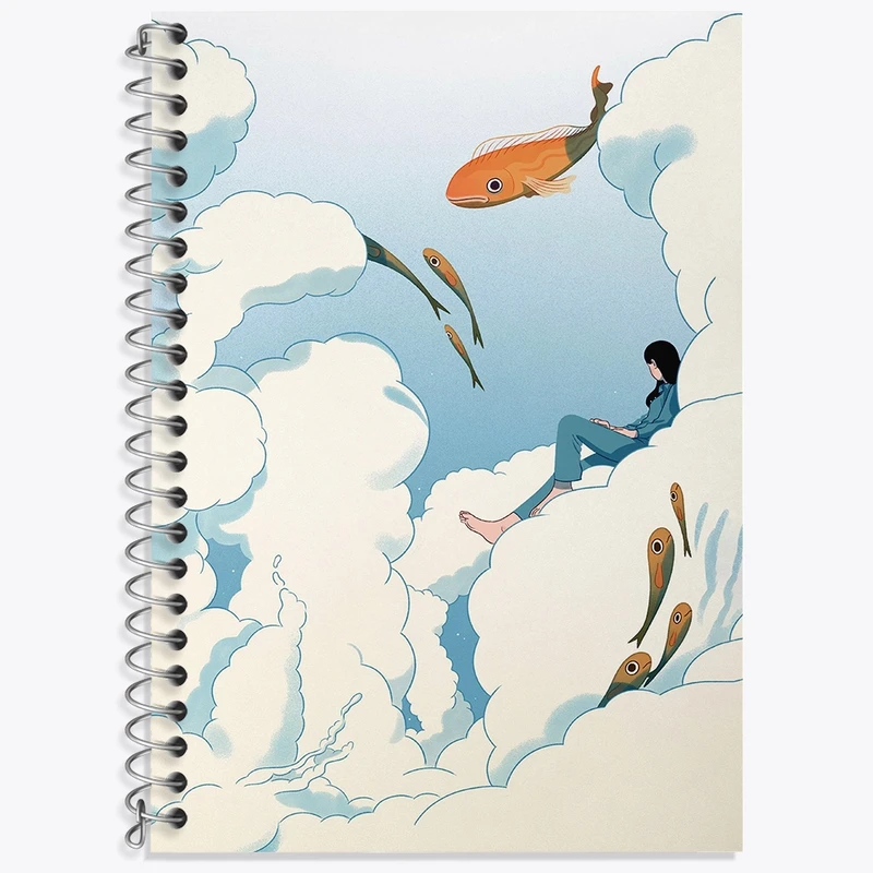 دفتر لغت 50 برگ خندالو طرح دخترانه فانتزی کد N8532