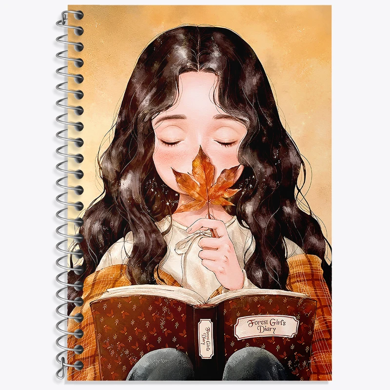 دفتر زبان 50 برگ خندالو طرح دخترانه فانتزی کد N9376