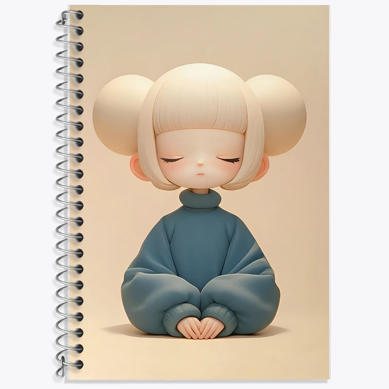 دفتر نت موسیقی 50 برگ خندالو طرح دخترانه کد F12593