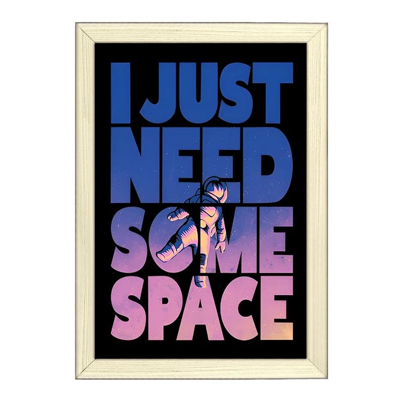 تابلو خندالو طرح I Just Need Some Space کد F10099