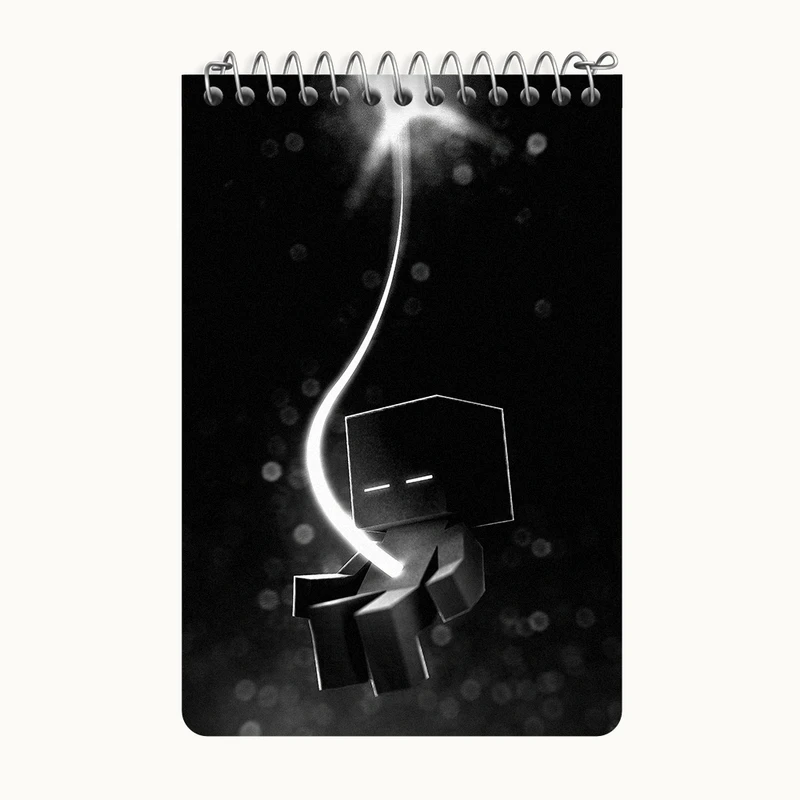 دفتر یادداشت 50 برگ خندالو طرح ماینکرافت (Minecraft) کد F14074