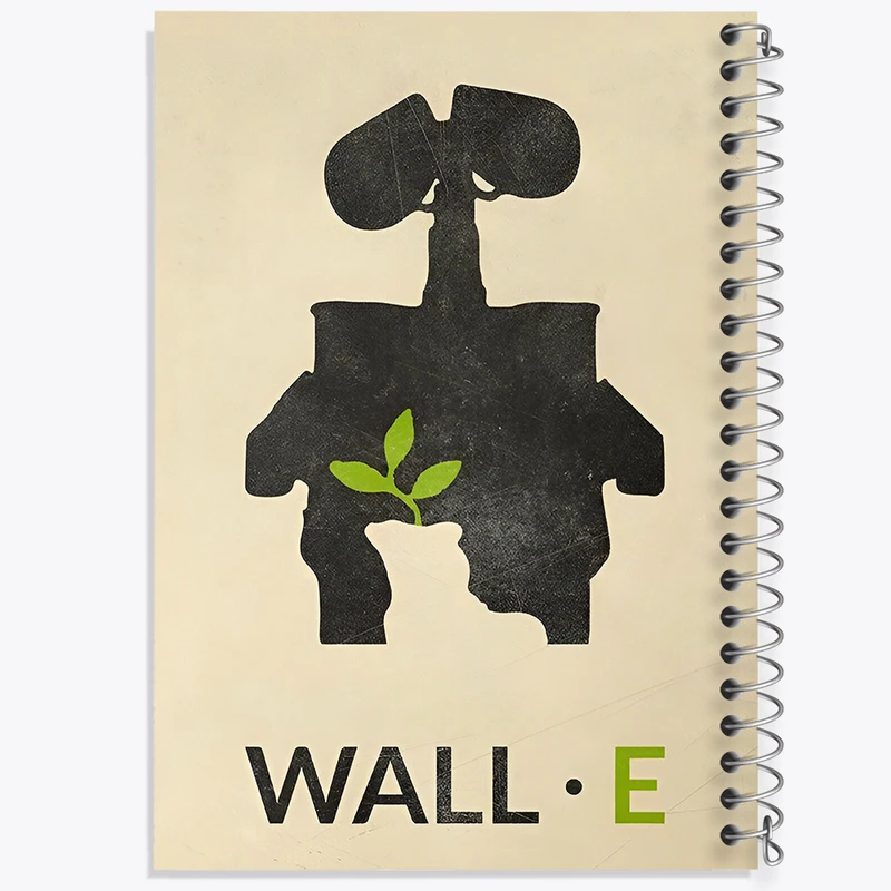 دفتر مشق 100 برگ خندالو طرح وال ای (Wall-E) کد N8560