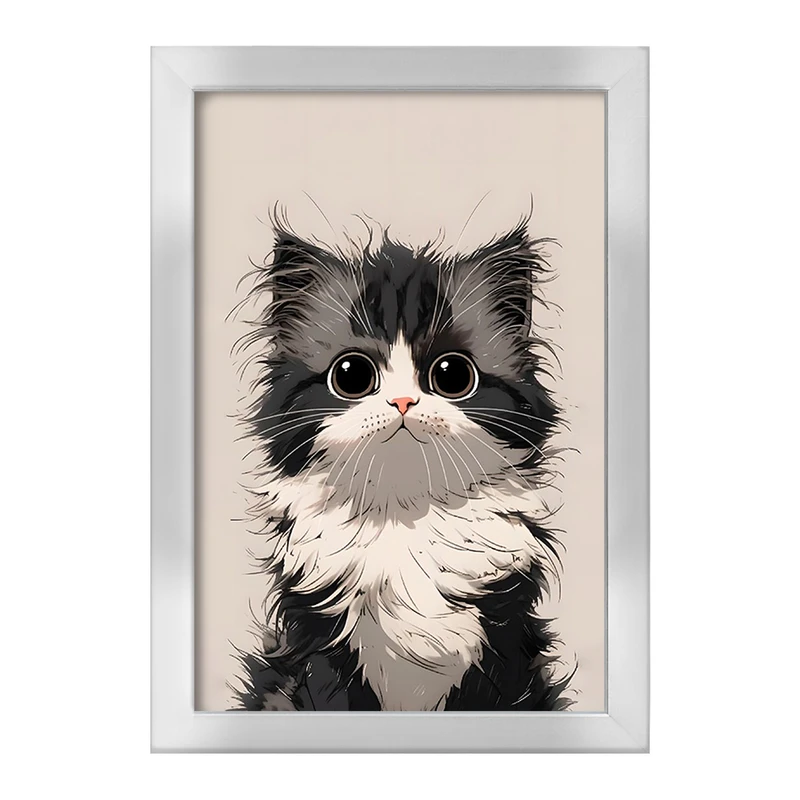 تابلو خندالو طرح گربه (Cat) کد F2940