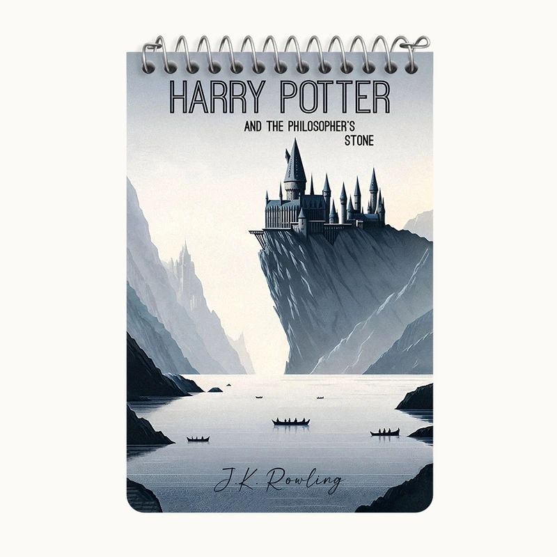 دفتر یادداشت 50 برگ خندالو طرح هری پاتر (Harry Potter) کد F14160