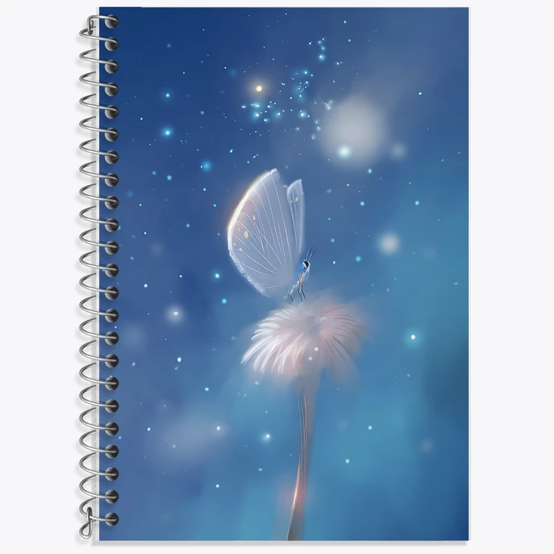 دفتر لغت 50 برگ خندالو طرح پروانه کد F12517