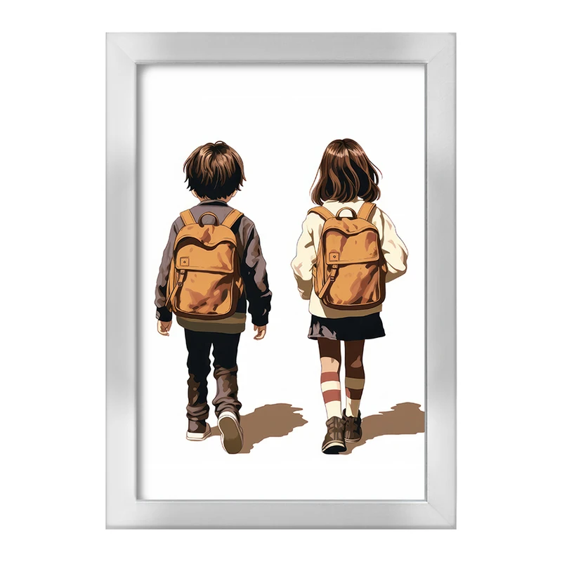 تابلو خندالو طرح دختر و پسر کد F2718