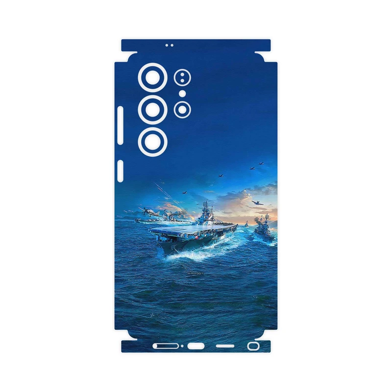 برچسب پوششی ماهوت مدل Warship-FullSkin مناسب برای گوشی موبایل سامسونگ Galaxy S25 Ultra