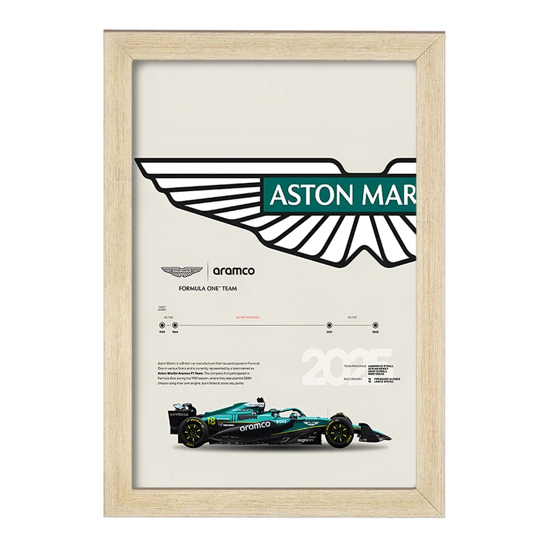 تابلو خندالو طرح استون مارتین (Aston Martin) کد F13489