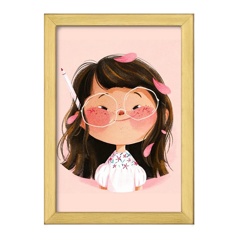 تابلو خندالو طرح دخترانه فانتزی کد 25743