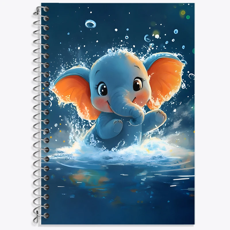 دفتر نت موسیقی 50 برگ خندالو طرح فیل کد F9510