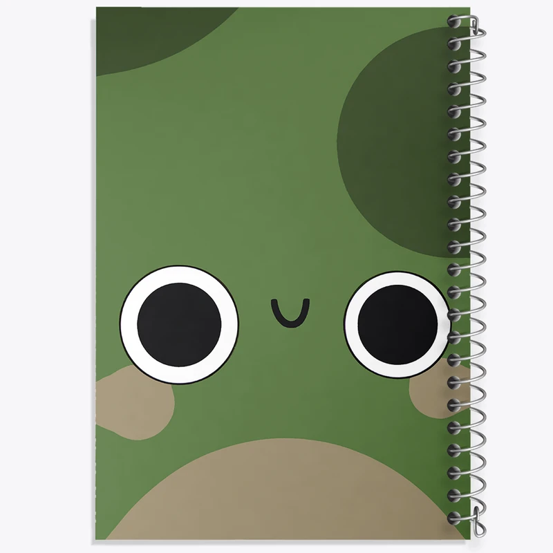 دفتر مشق 50 برگ خندالو طرح قورباغه بامزه کد N7080