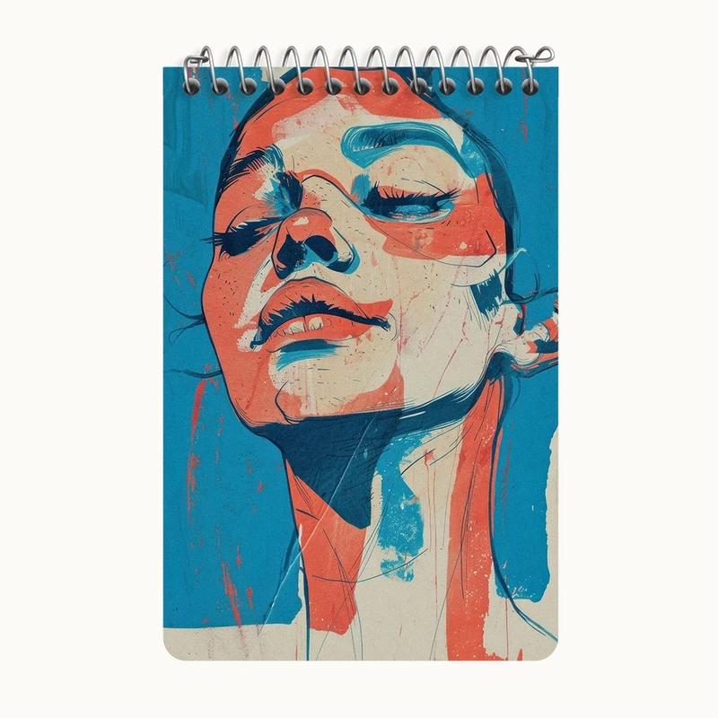 دفتر یادداشت 50 برگ خندالو طرح دخترانه کد F3106