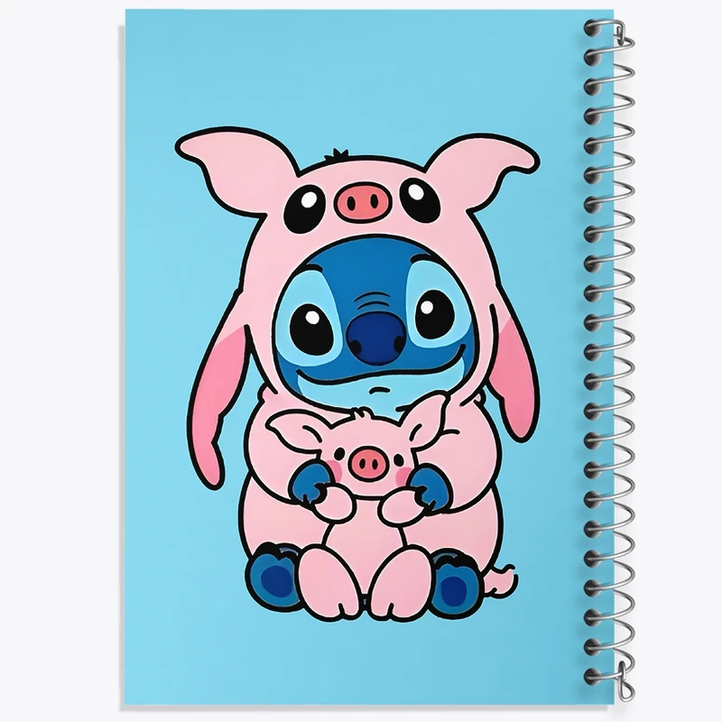 دفتر ژورنال نویسی 50 برگ خندالو مدل نقطه ای طرح استیچ کد F12708