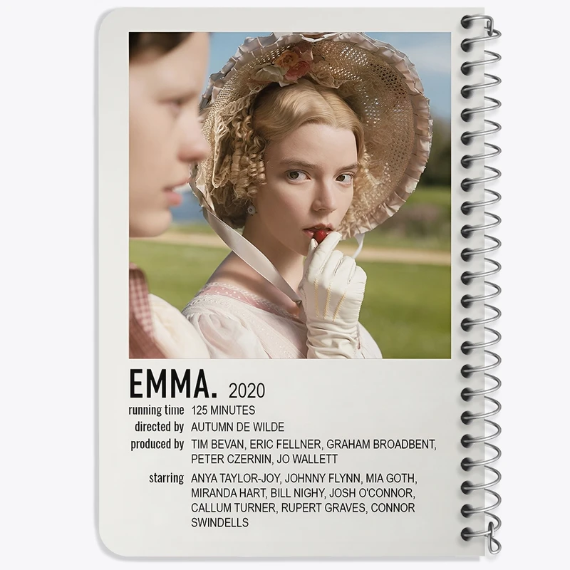دفتر یادداشت 50 برگ خندالو طرح اما (Emma) کد F13327