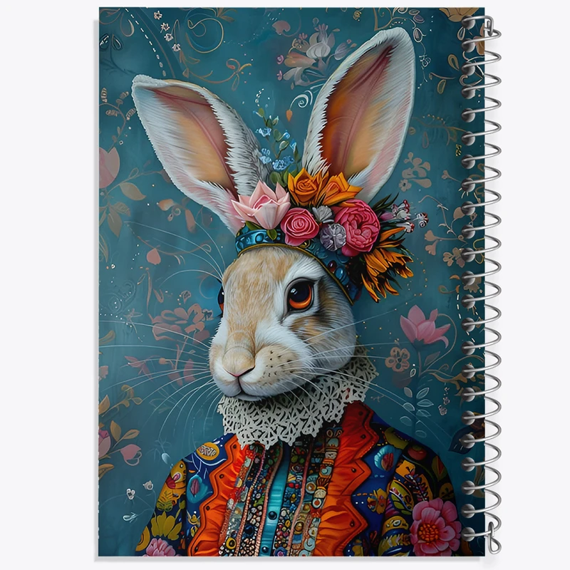 دفتر مشق 50 برگ خندالو طرح خرگوش کد F12624