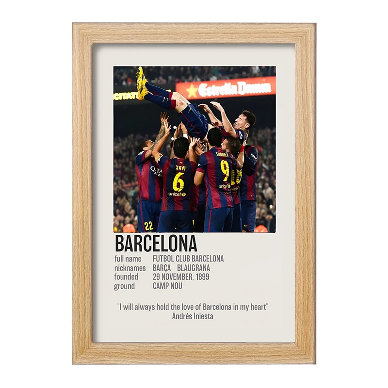 تابلو خندالو طرح بارسلونا (Barcelona) کد F13467