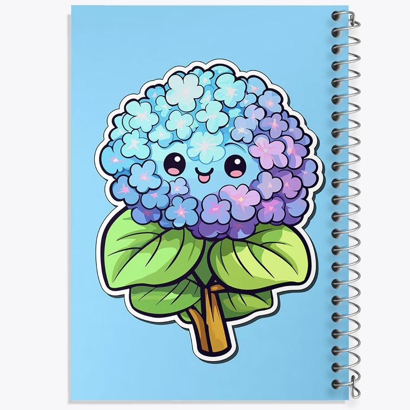 دفتر طراحی 50 برگ خندالو طرح گل و گیاه کد 36634