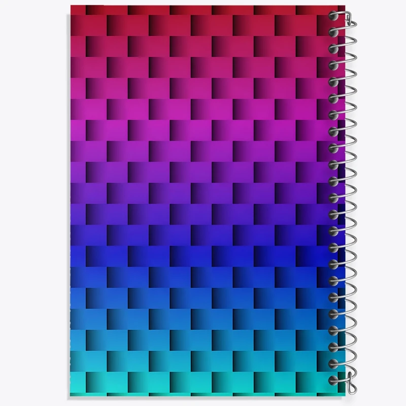 دفتر طراحی 50 برگ خندالو طرح بافت رنگی کد N5427