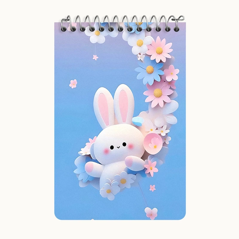 دفتر یادداشت 50 برگ خندالو طرح خرگوش بامزه کد F5776