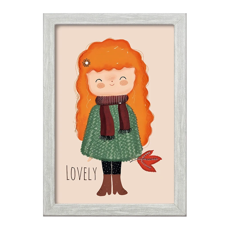 تابلو خندالو طرح دخترانه کد F10836