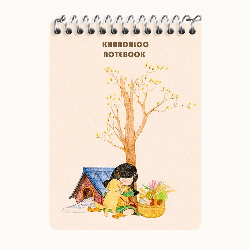 دفتر یادداشت 50 برگ خندالو طرح دخترانه کد N6380