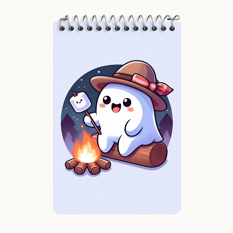 دفتر یادداشت 50 برگ خندالو طرح روح بانمک کد F7577