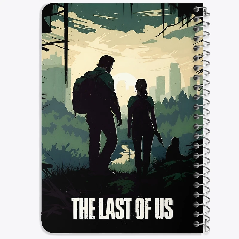 دفتر یادداشت 50 برگ خندالو طرح (The Last Of Us) آخرین بازمانده از ما کد N9327