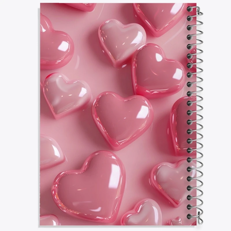 دفتر طراحی 50 برگ خندالو طرح قلب قلبی کد N2280