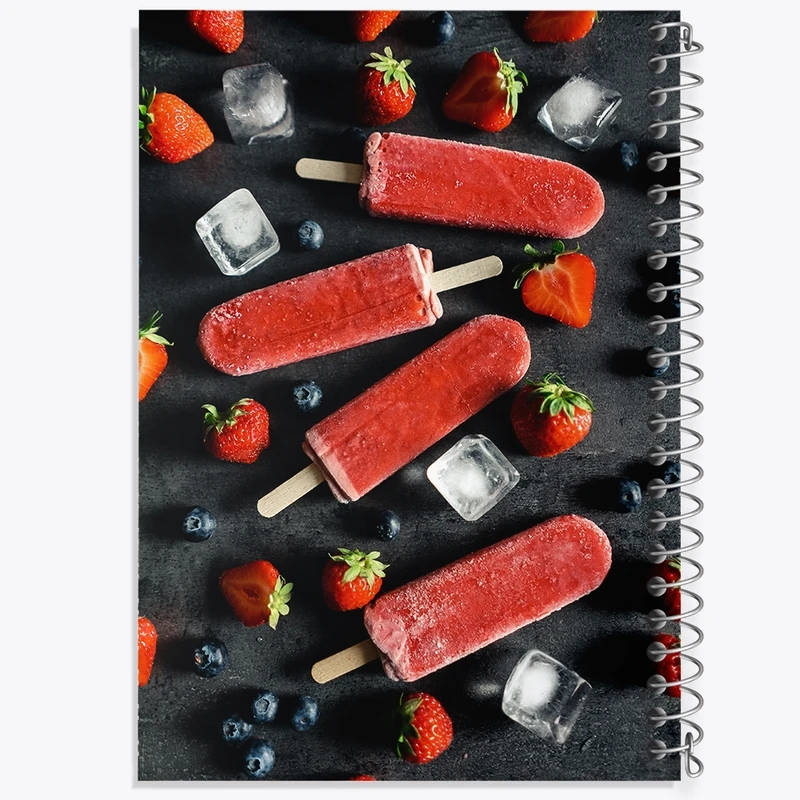 دفتر طراحی 50 برگ خندالو طرح بستنی کد F268